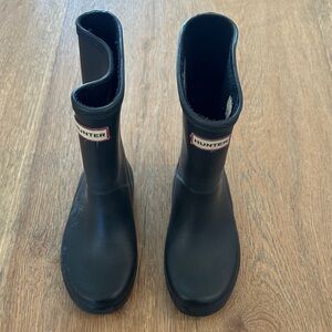 Kids Hunter Classic Black Boots